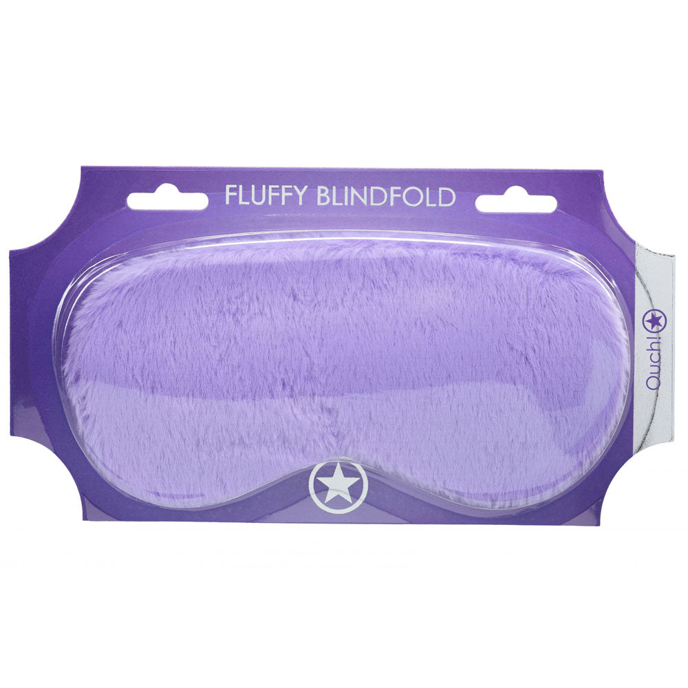 Ouch! Fluffy Mask – Soft Comfortable Fluffy Eye Mask - Purple