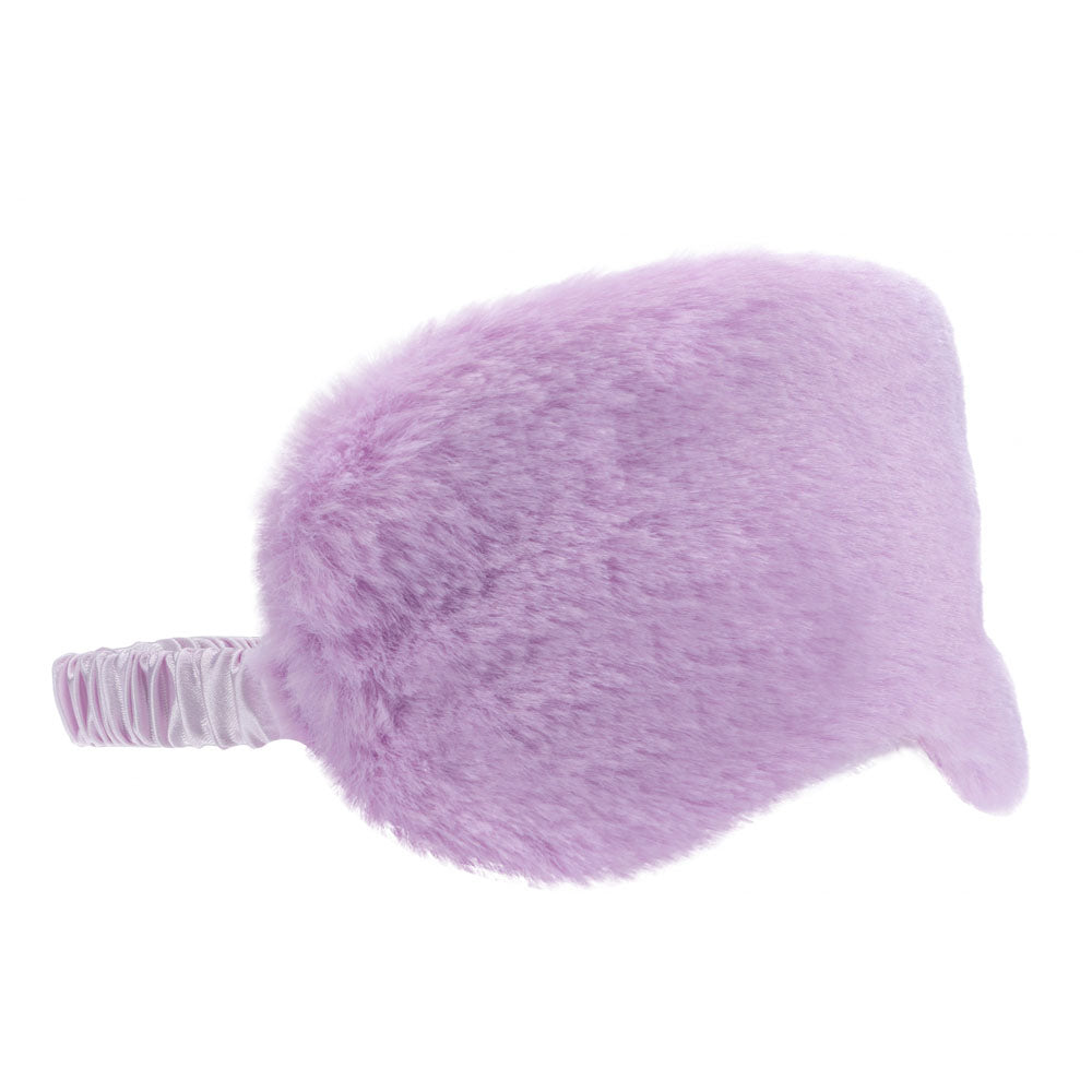 Ouch! Fluffy Mask – Soft Comfortable Fluffy Eye Mask - Purple