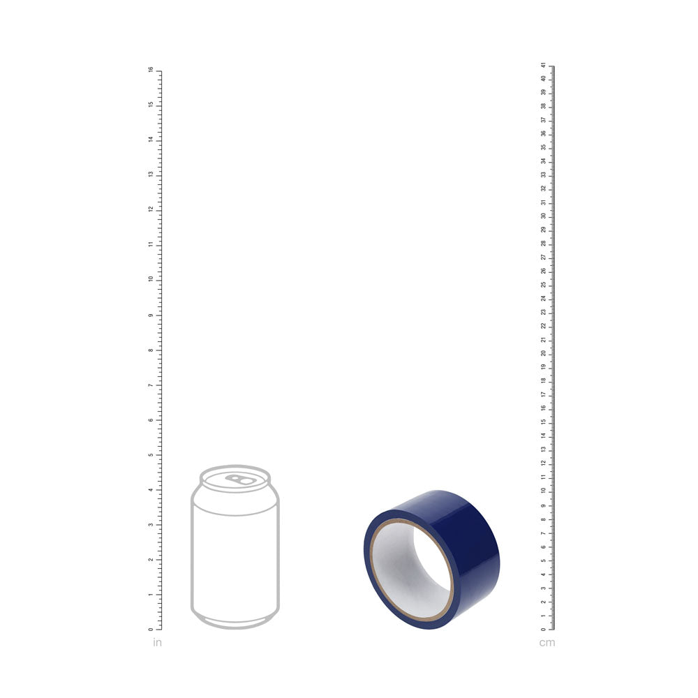 Ouch! Navy Blue PVC Non-Stick Bondage Tape – 20 Meter Length Tape