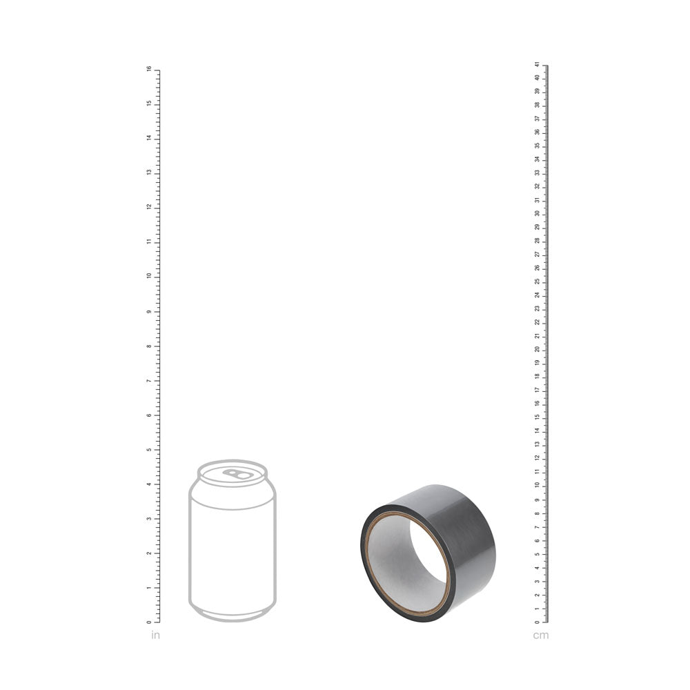 Ouch! Silver PVC Non-Stick Bondage Tape – 20 Metres Restraint Tape