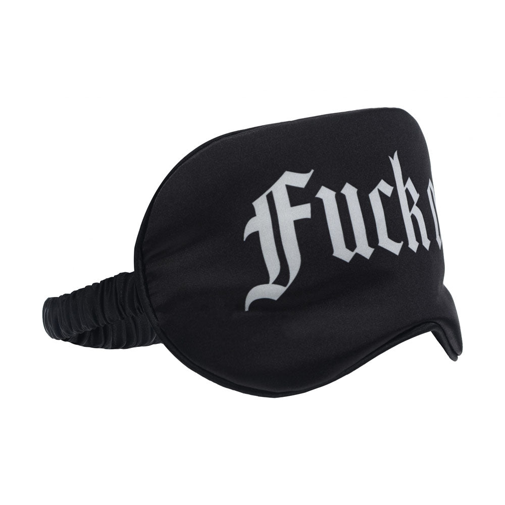 Ouch! Satin Mask – "Fuck off" Printed Luxurious Eye Mask