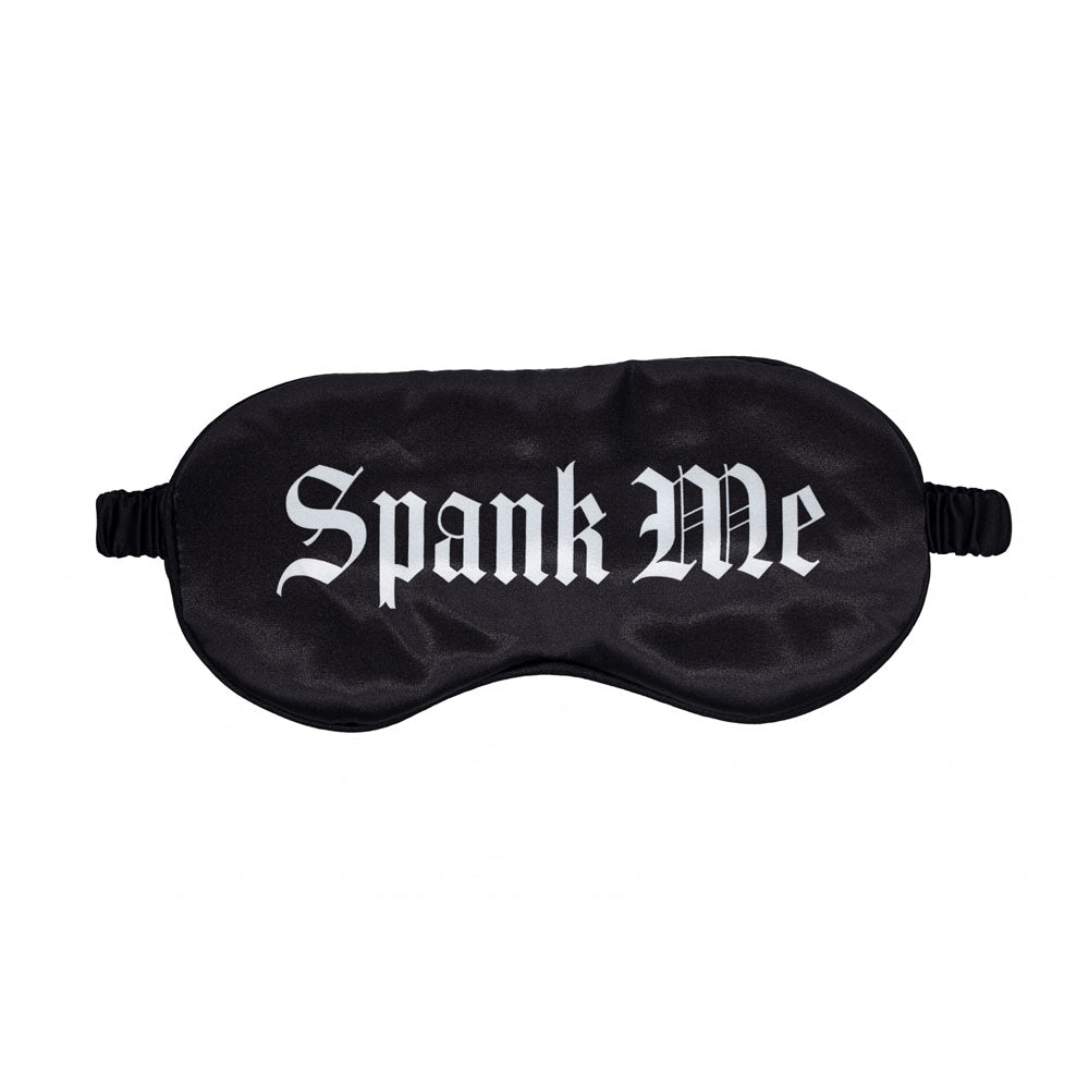 Ouch! Satin Mask – "Spank Me" Printed Eye Mask
