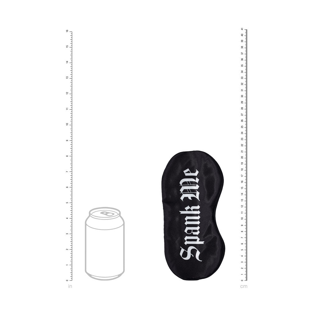 Ouch! Satin Mask – "Spank Me" Printed Eye Mask