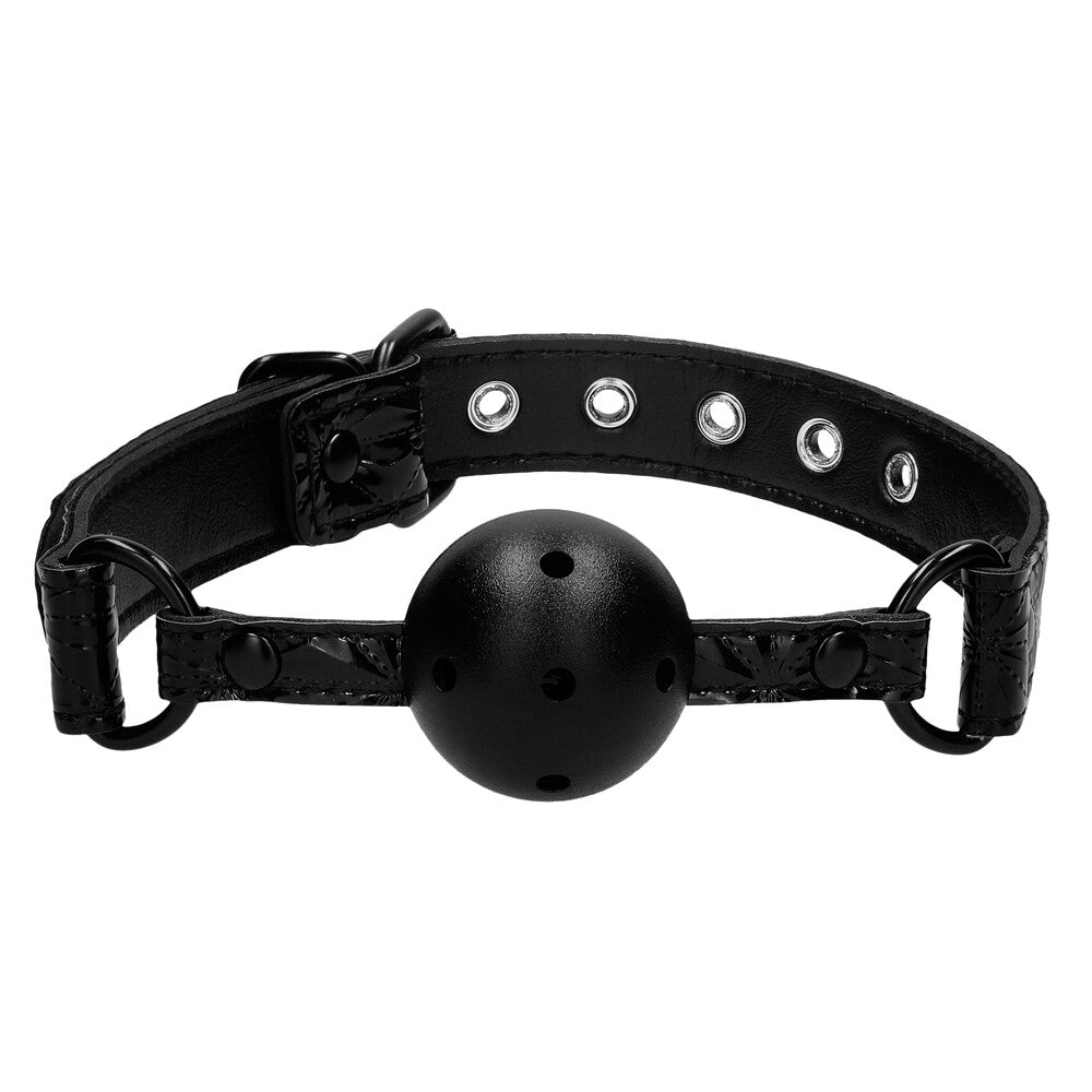 Ouch Breathable Luxury Ball Gag – Adjustable 62 cm Bondage Accessory