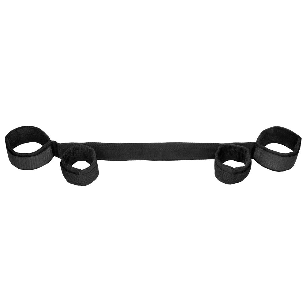 Ouch Spreader Bar With Hand and Ankle Cuffs – BDSM Restraint Set