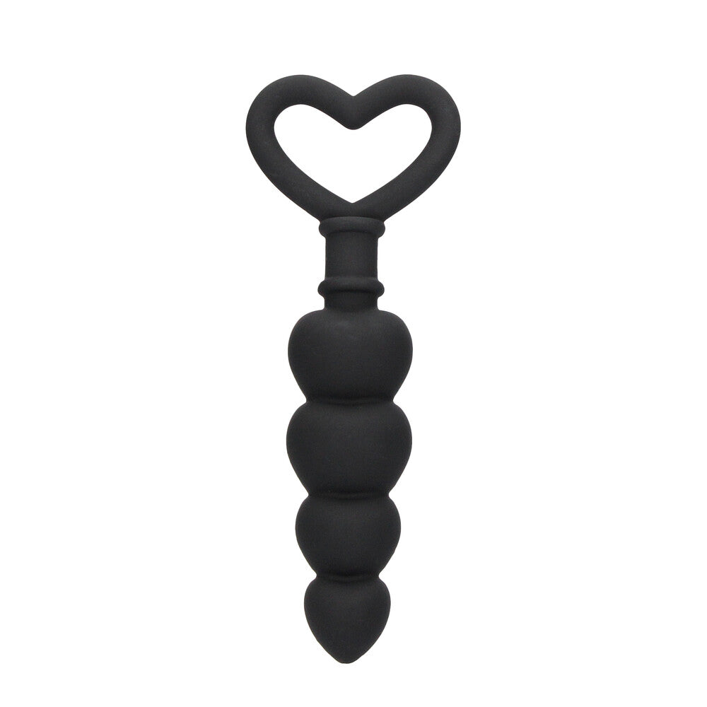 Ouch Silicone Anal Love Beads – Soft 6 Inch Anal Beads