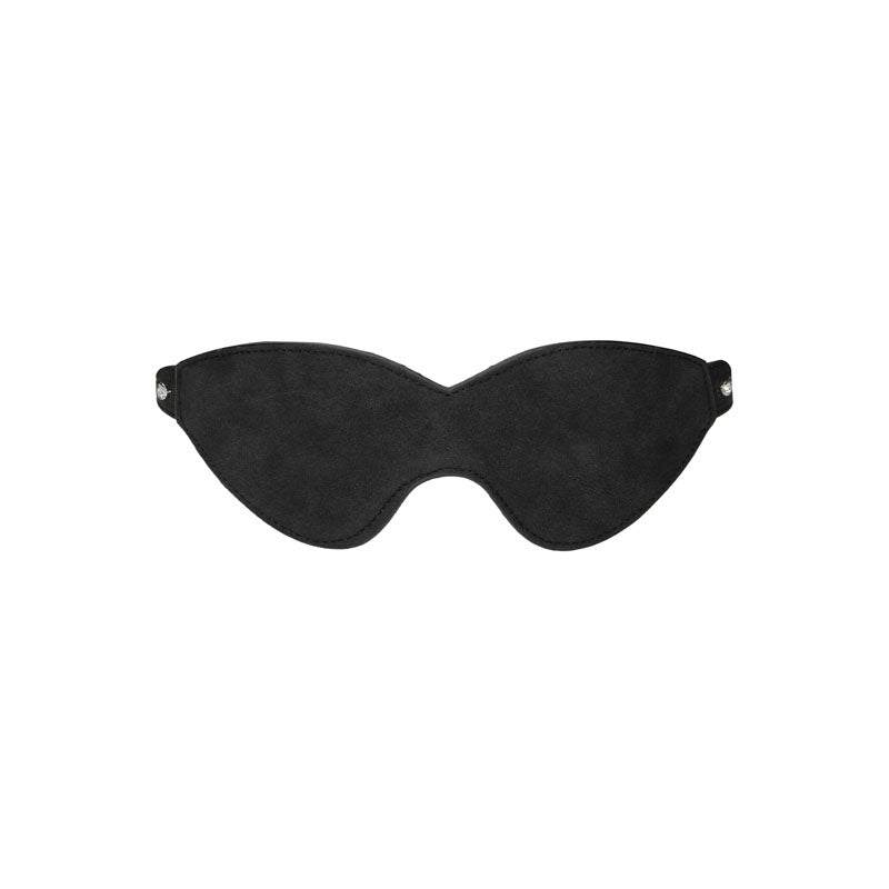Ouch Diamond Studded Eye Mask - Faux Leather Adult Accessory