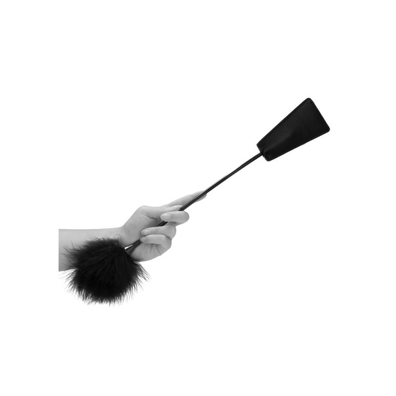 Ouch Feather Crop with Feather Tickler – Splashproof 44 cm Crop