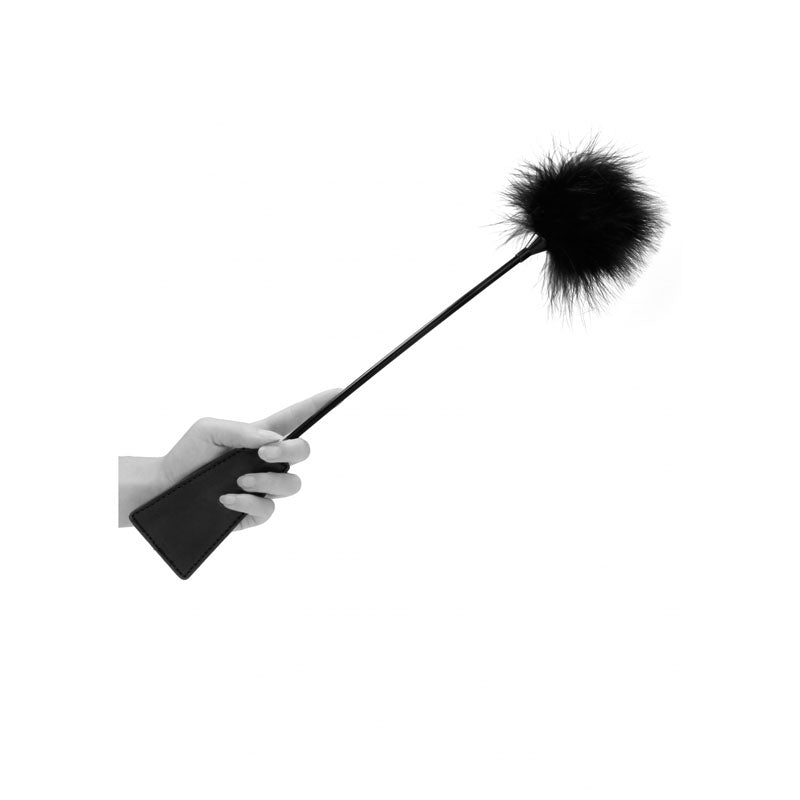 Ouch Feather Crop with Feather Tickler – Splashproof 44 cm Crop