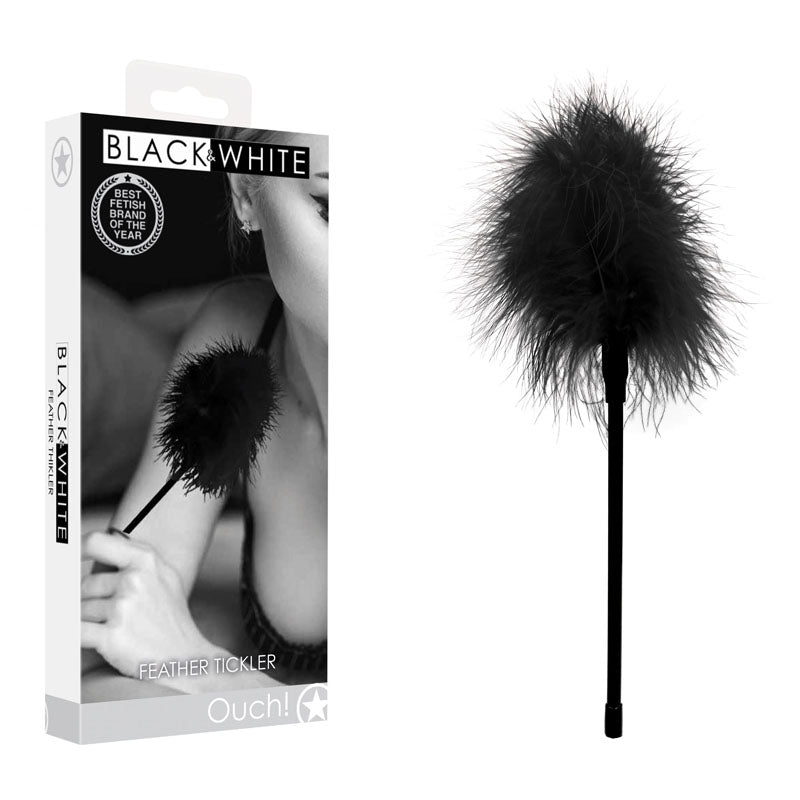 Ouch! White Feather Tickler – Feather Crop