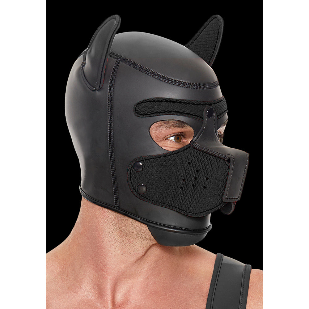 Ouch! Puppy Play Neoprene Puppy Mask – Comfortable Puppy Hood Mask