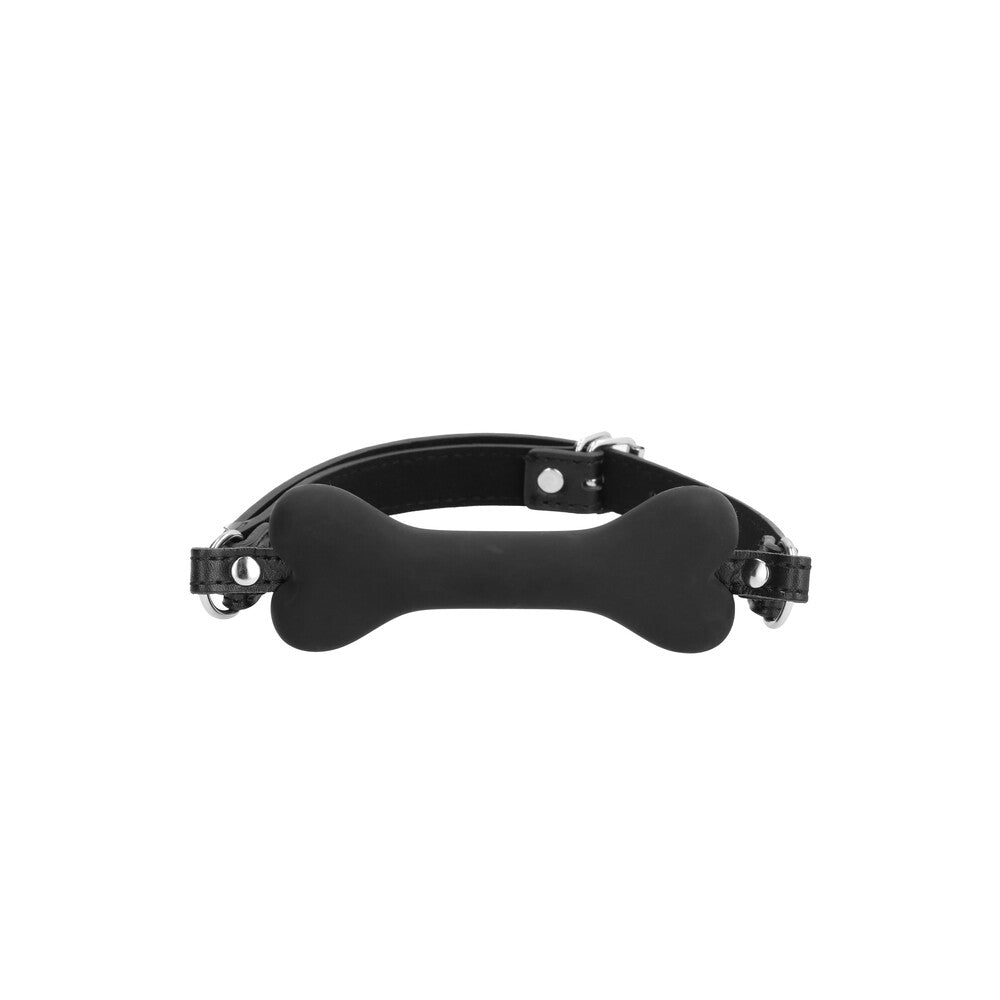Ouch! Puppy Play Silicone Bone Gag – Medical-Grade Silicone Gag
