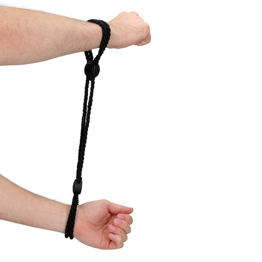 Ouch Adjustable Rope Hand Cuffs – Comfortable BDSM Restraint Accessory