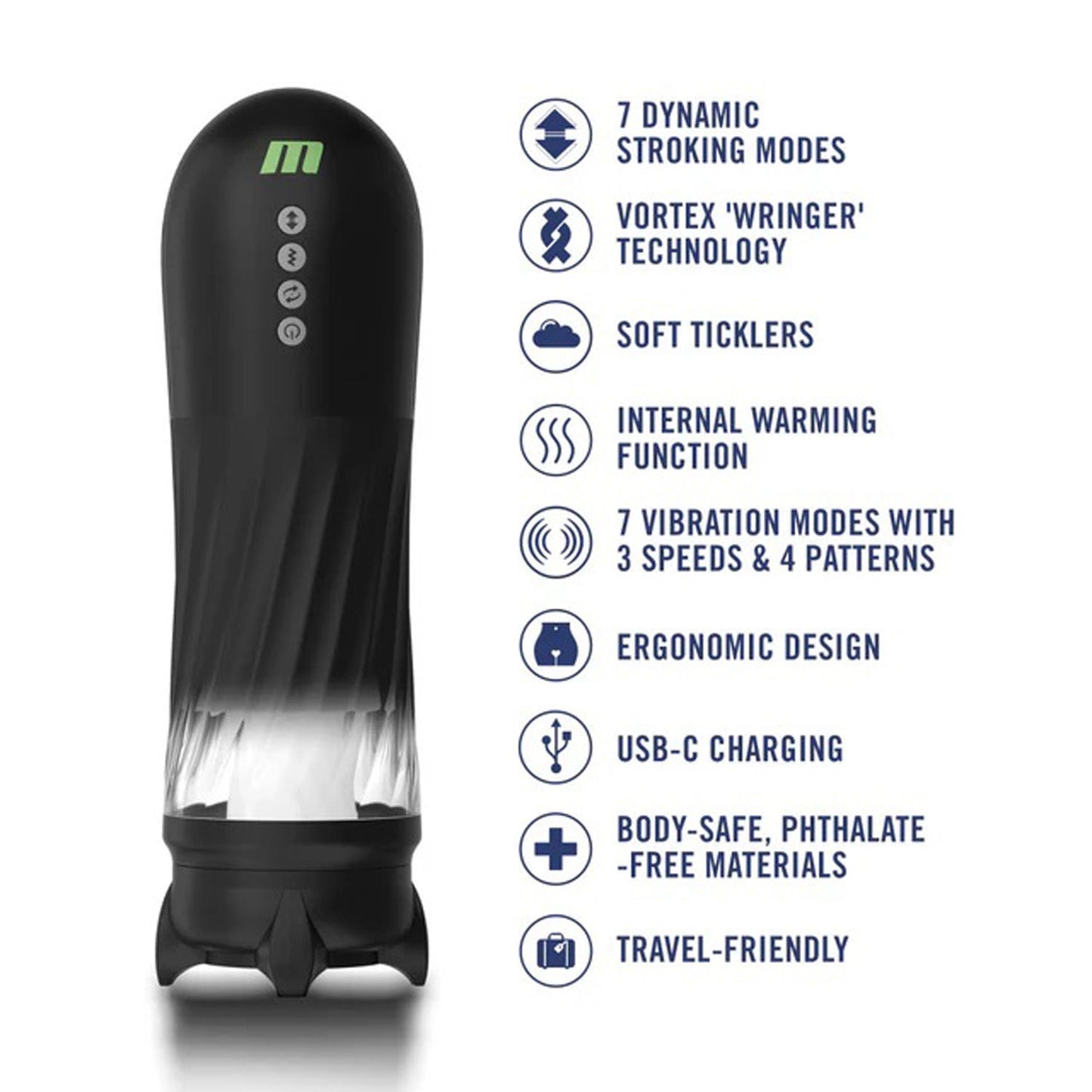 Quantumx Triple Action Automatic Stroker (Black) – Stroker