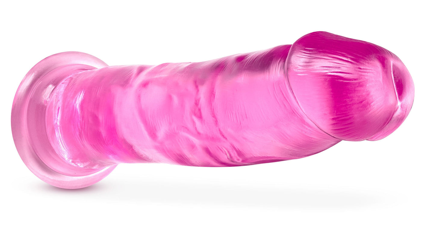 B Yours Plus Thill N' Drill (Pink) – 8.5" Soft Realistic Dildo
