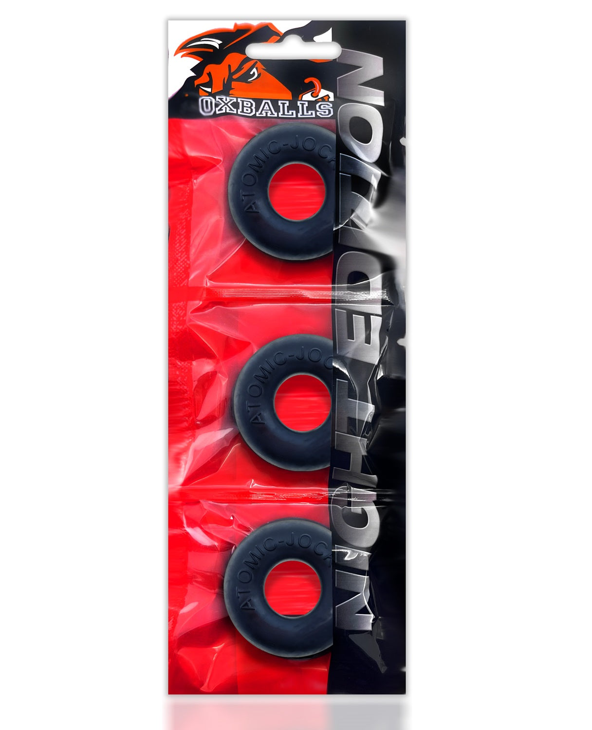 Oxballs Ringer 3-Pack (Night Black) – Silicone Cockring Set