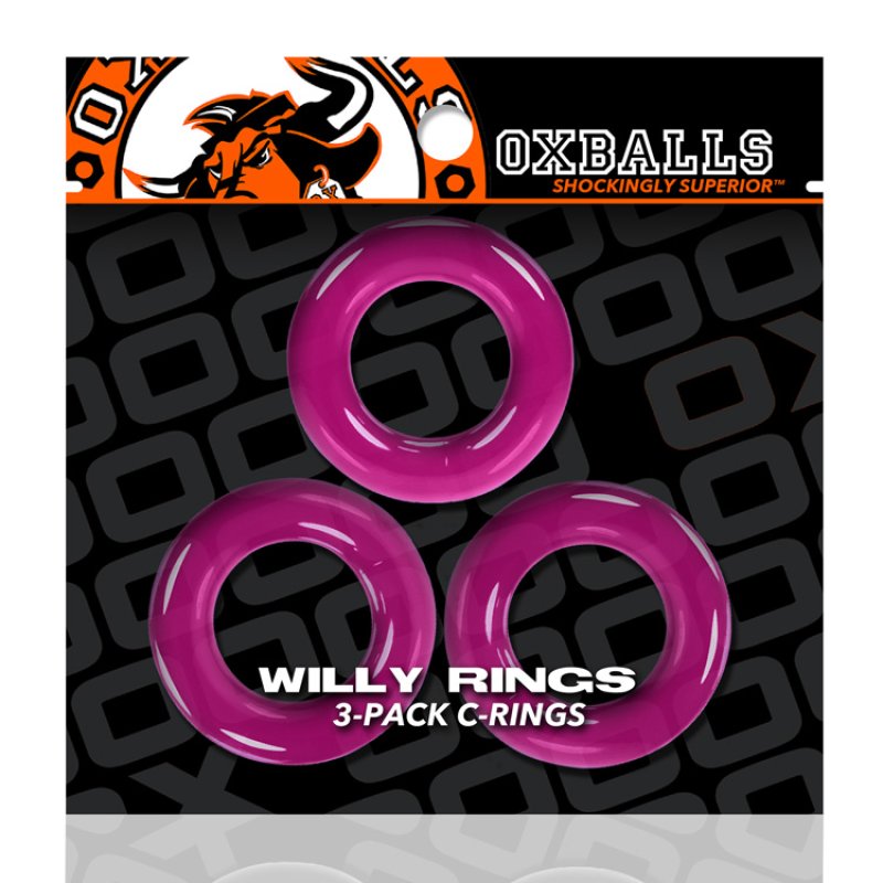 Oxballs Willy Rings 3-Pack – Stretchy Cockrings Set