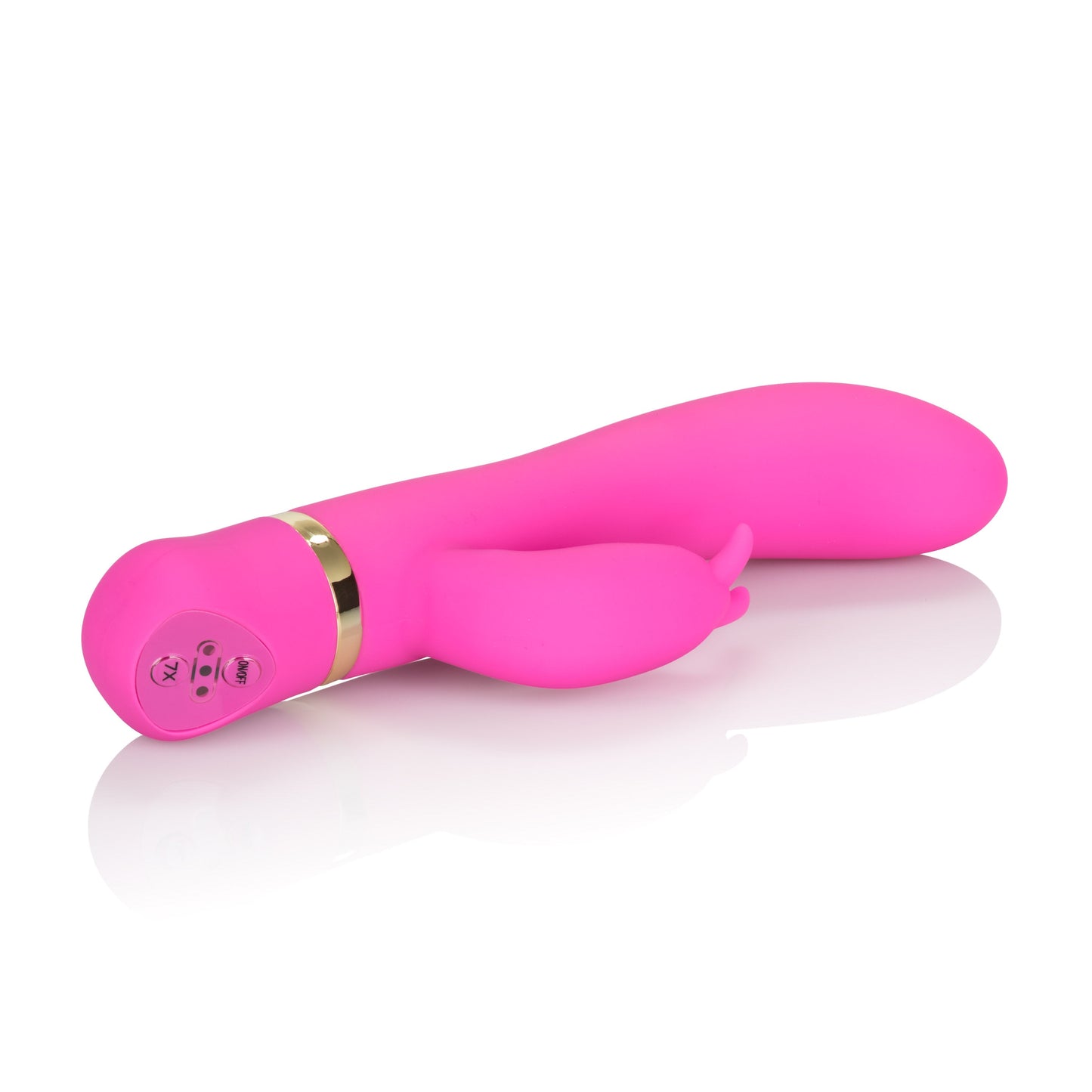 Spellbound Bunny Pink Vibrator 4.5 Inch Dual Motor Silicone Waterproof Massager