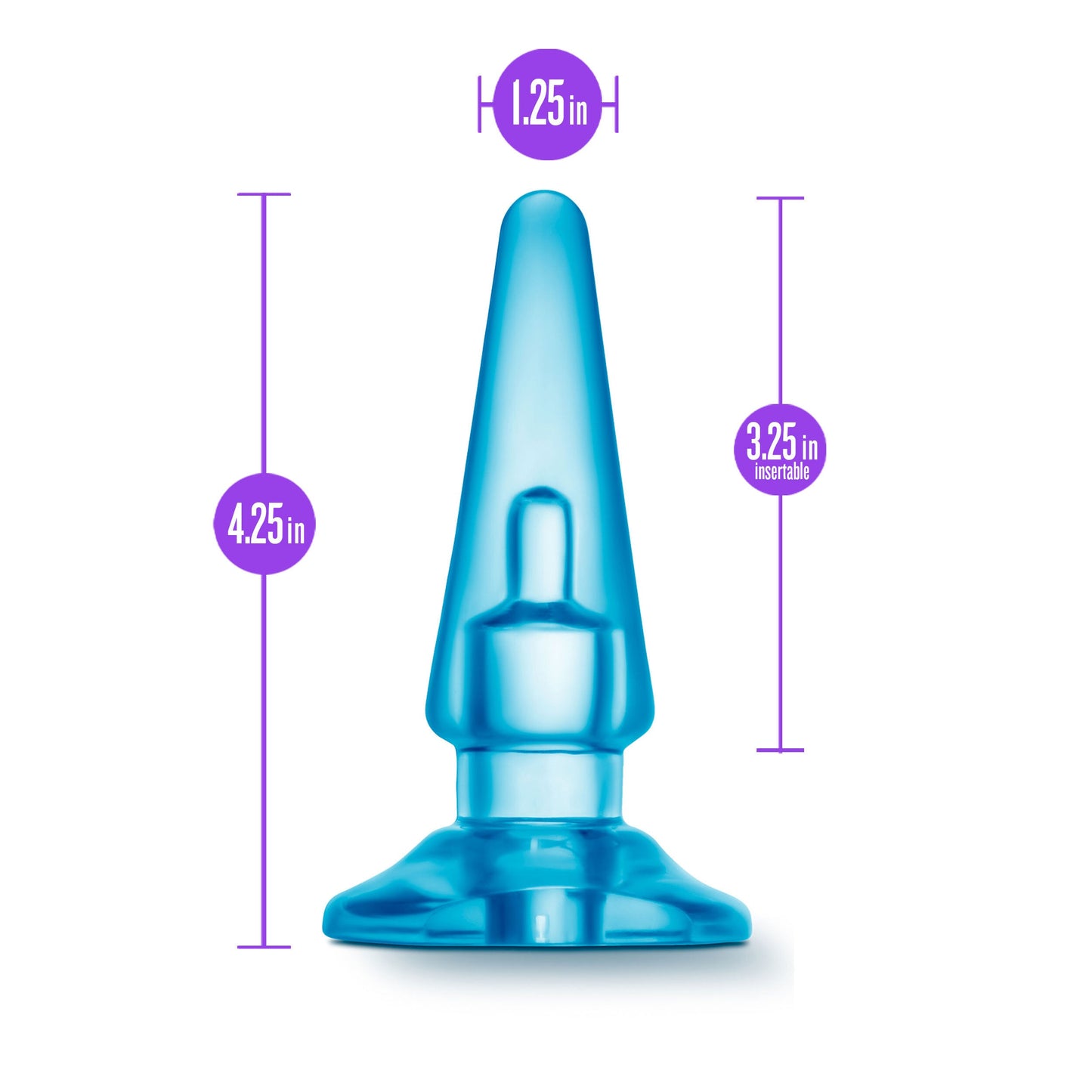 B Yours Basic Blue Anal Plug for Beginners and Kegel Exercise