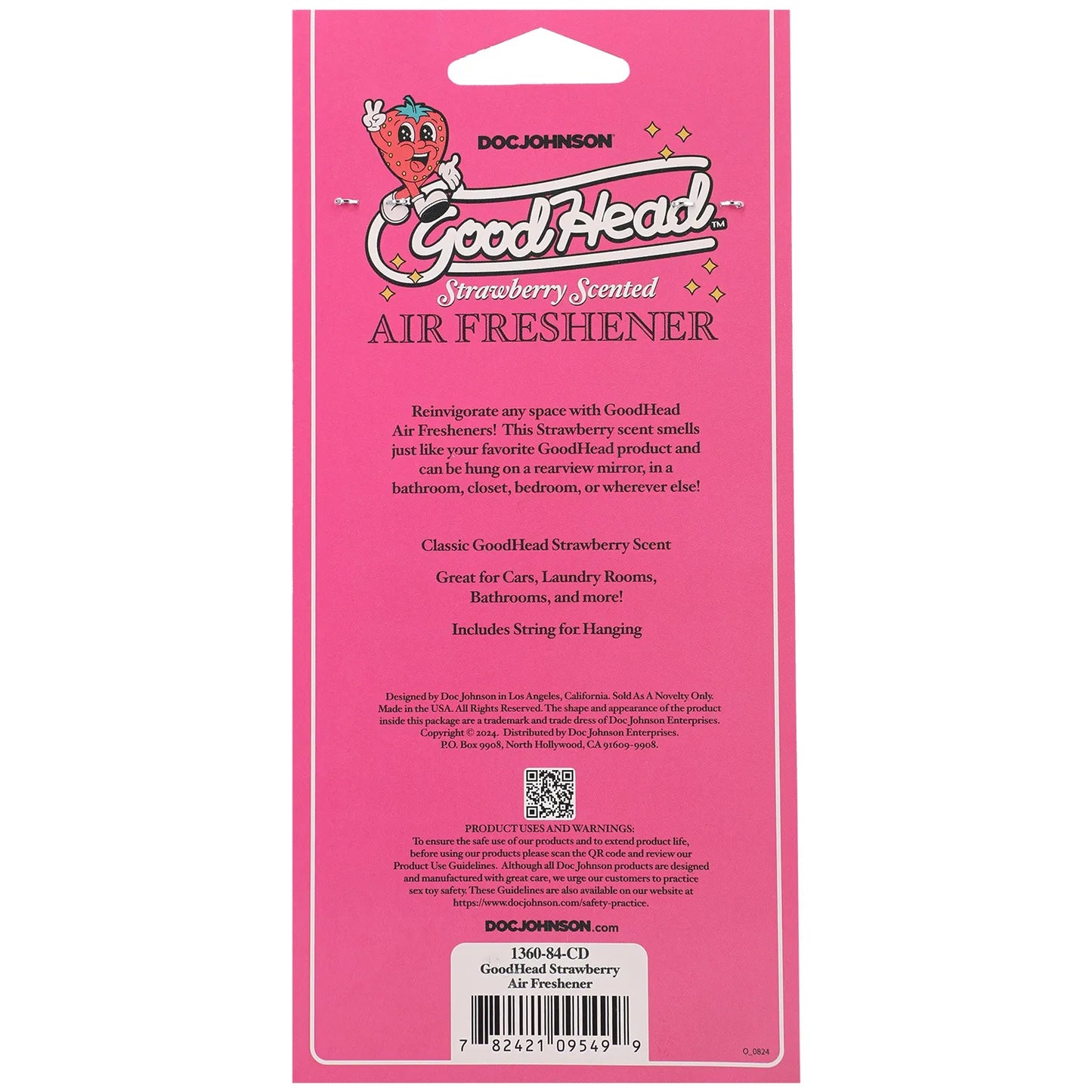 Goodhead Strawberry Scented Air Freshener – Hanging Air Freshener
