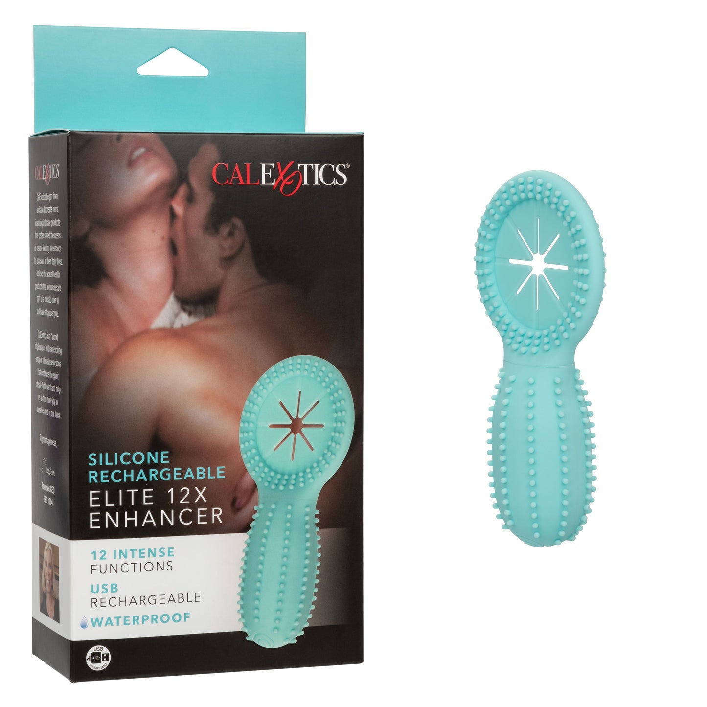 Elite 12X Enhancer – Rechargeable Vibrating Cock Ring with 12 Vibration Settings