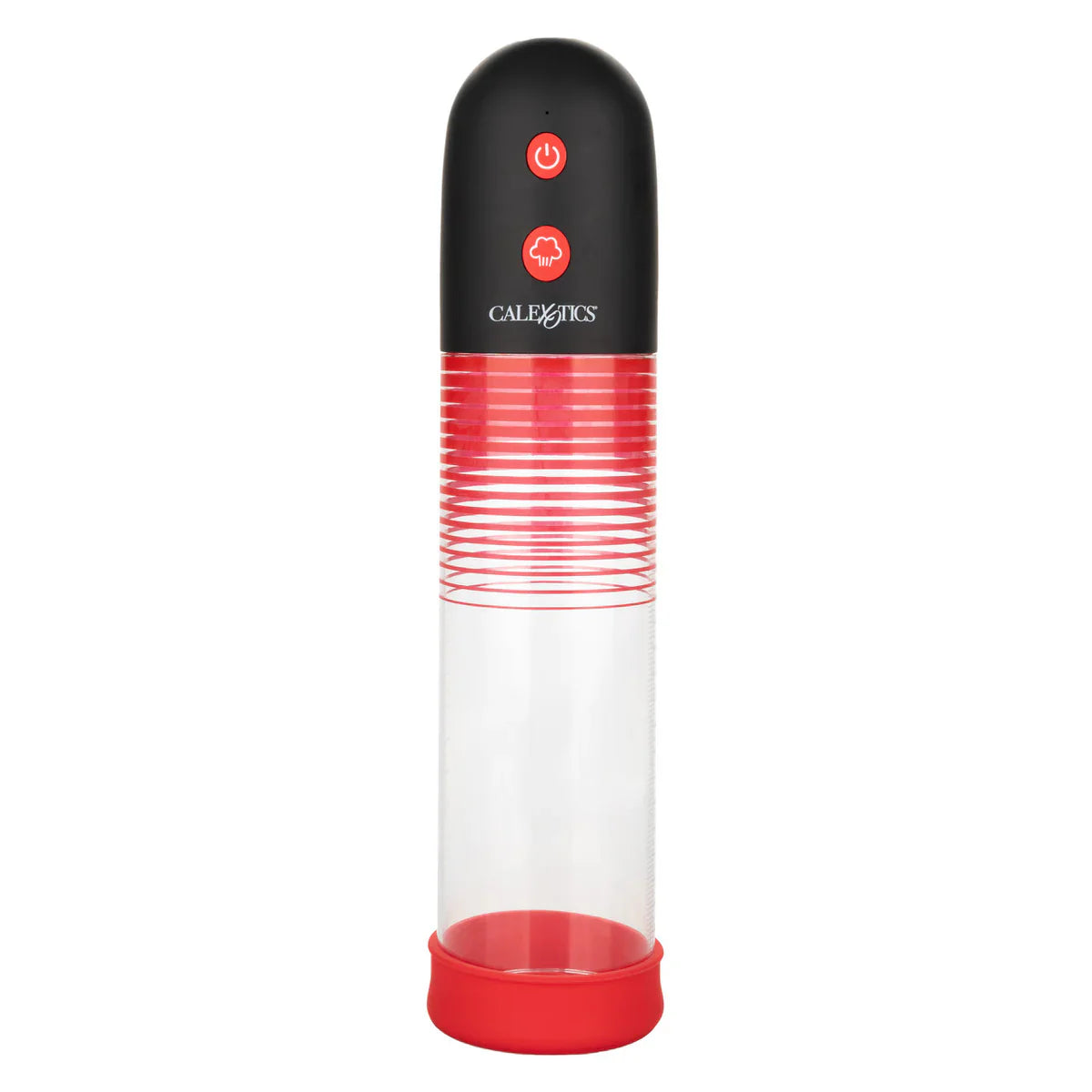 Optimum Series Big Man’s EZ Pump with Clear Cylinder and Red Silicone Base