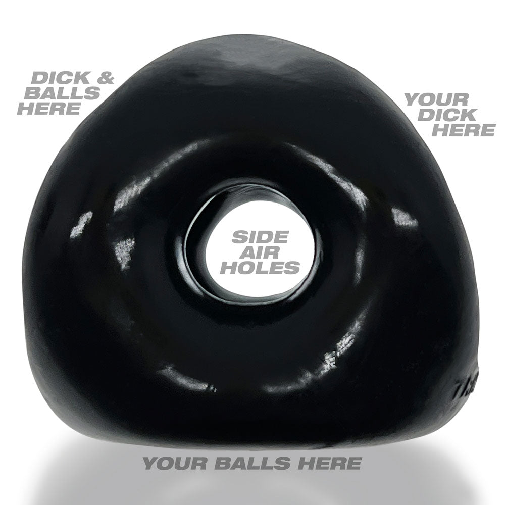OXBALLS TRI-SPORT XL Thicker 3-Ring Cocksling Black – Enhanced Comfort and Superior Support