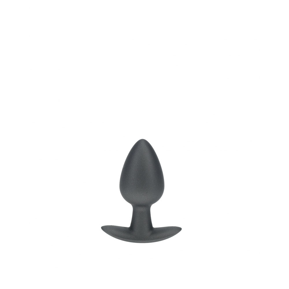 Ouch Anal Plug Medium Gun Metal Grey 3.1 Inches Butt Plug