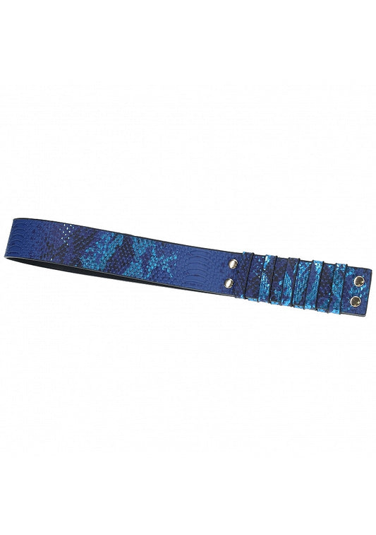 Ouch Florence Collection Paddle Blue Iridescent PU Leather BDSM Paddle > Bondage Gear > Paddles