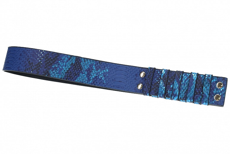 Ouch Florence Collection Paddle Blue Iridescent PU Leather BDSM Paddle