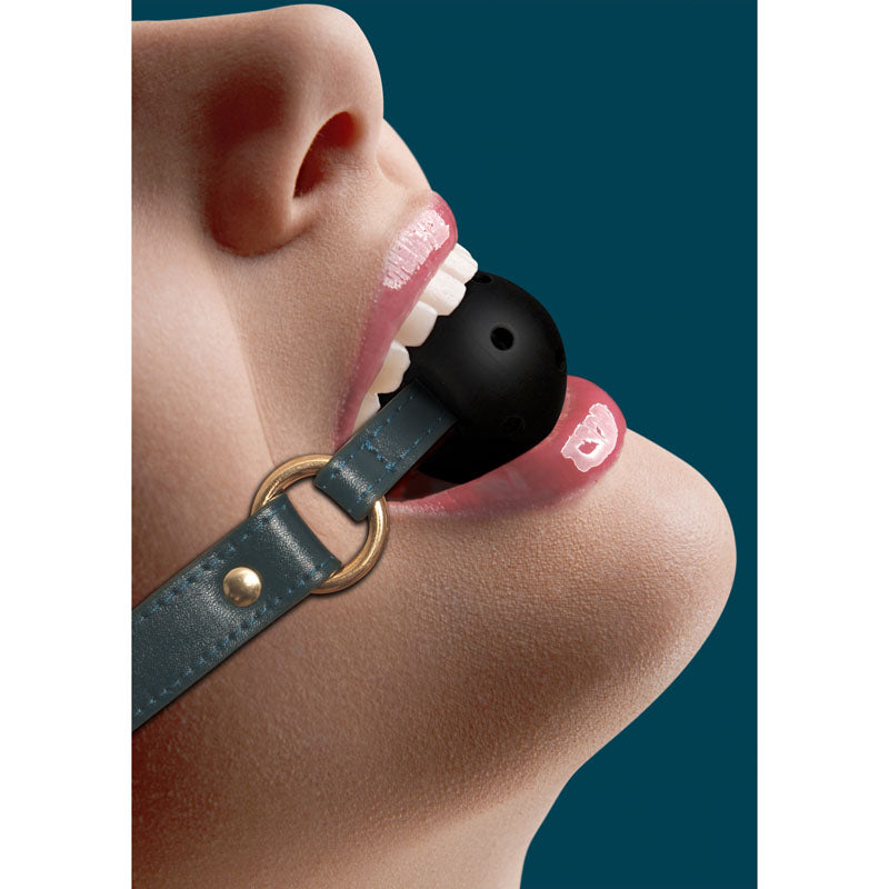 Ouch Halo Breathable Ball Gag Mouth Restraint for BDSM Play