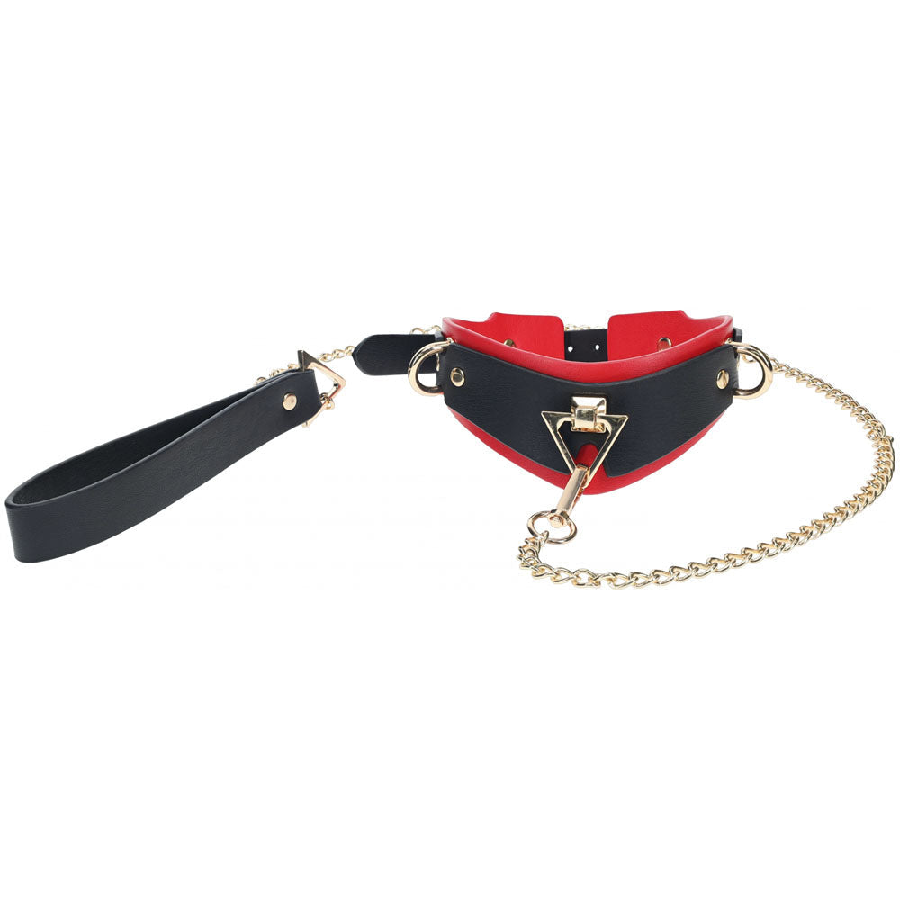 Ouch Milan Collection Collar with Leash
