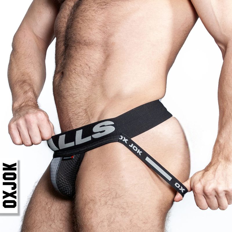 Oxballs Airmesh Swagger (Tar Black) – Comfortable Jockstrap