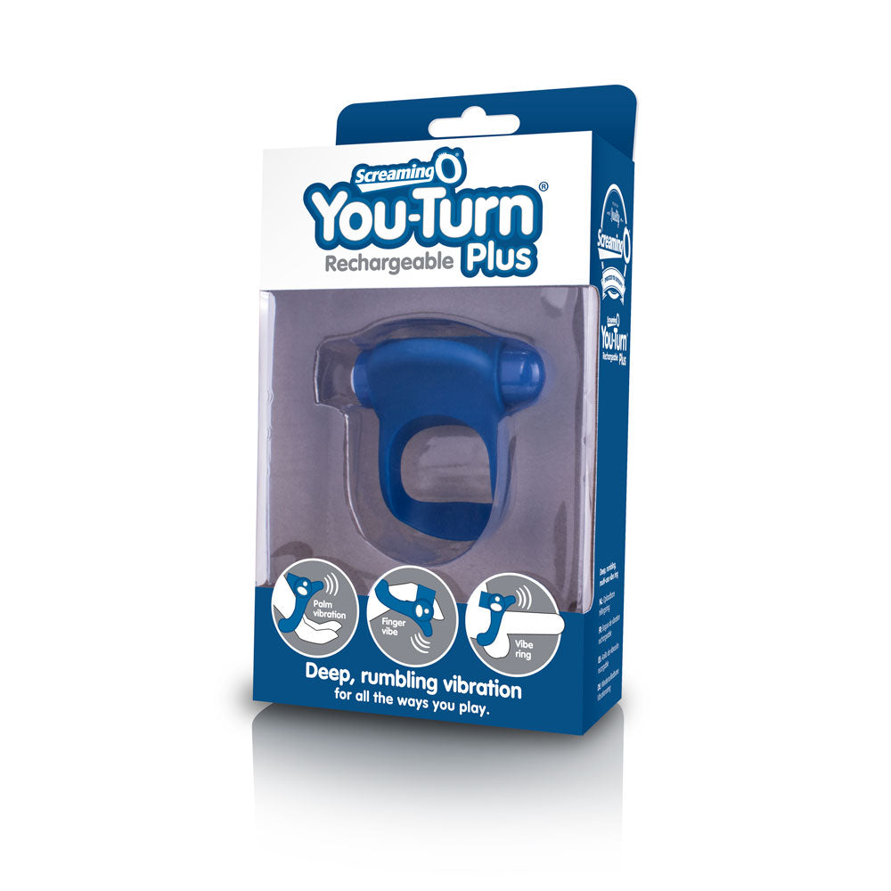 Charged You-Turn Plus – Rechargeable Vibrating Cock Ring