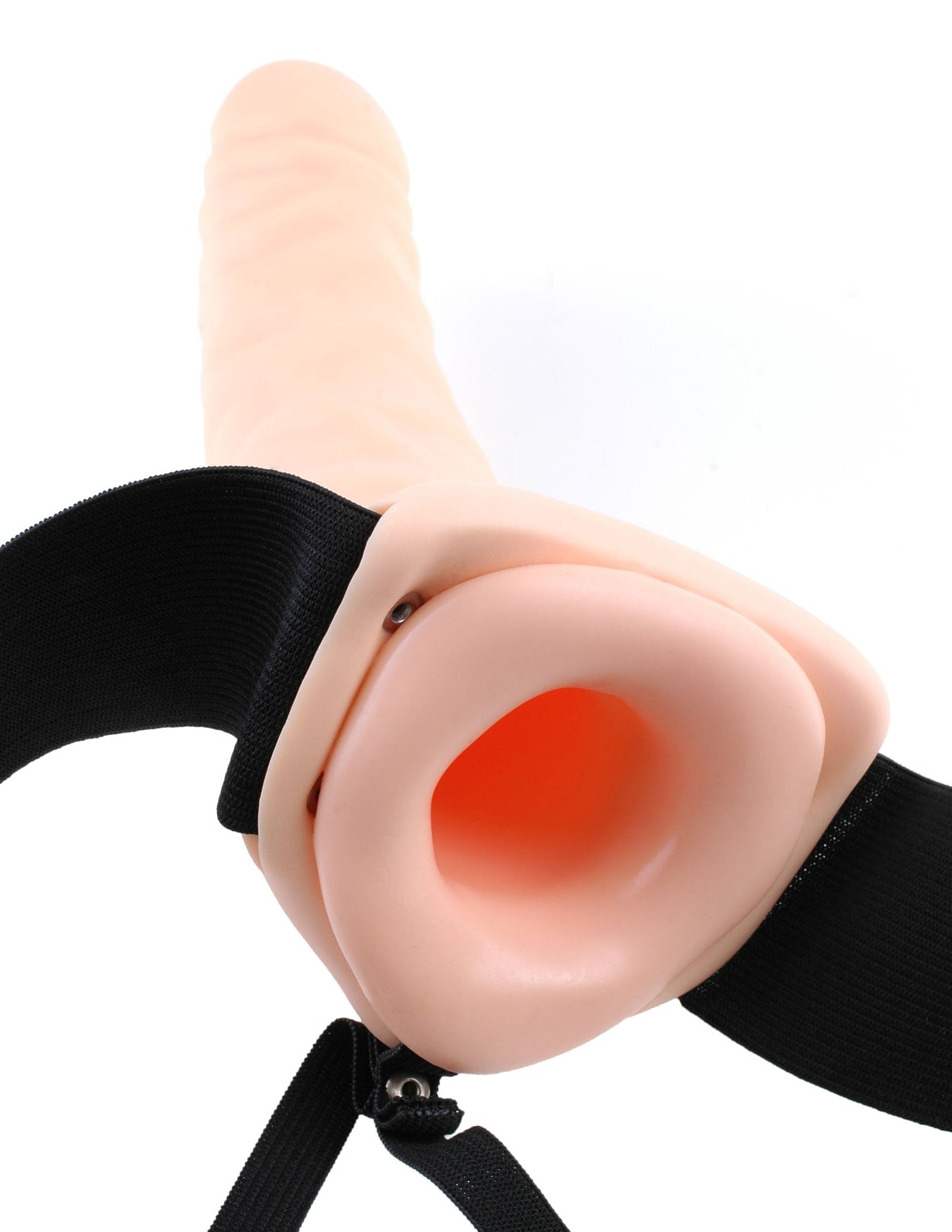 Fetish Fantasy Series 8 Inch Vibrating Hollow Strap-On – Vibrating Strap-On 20 cm