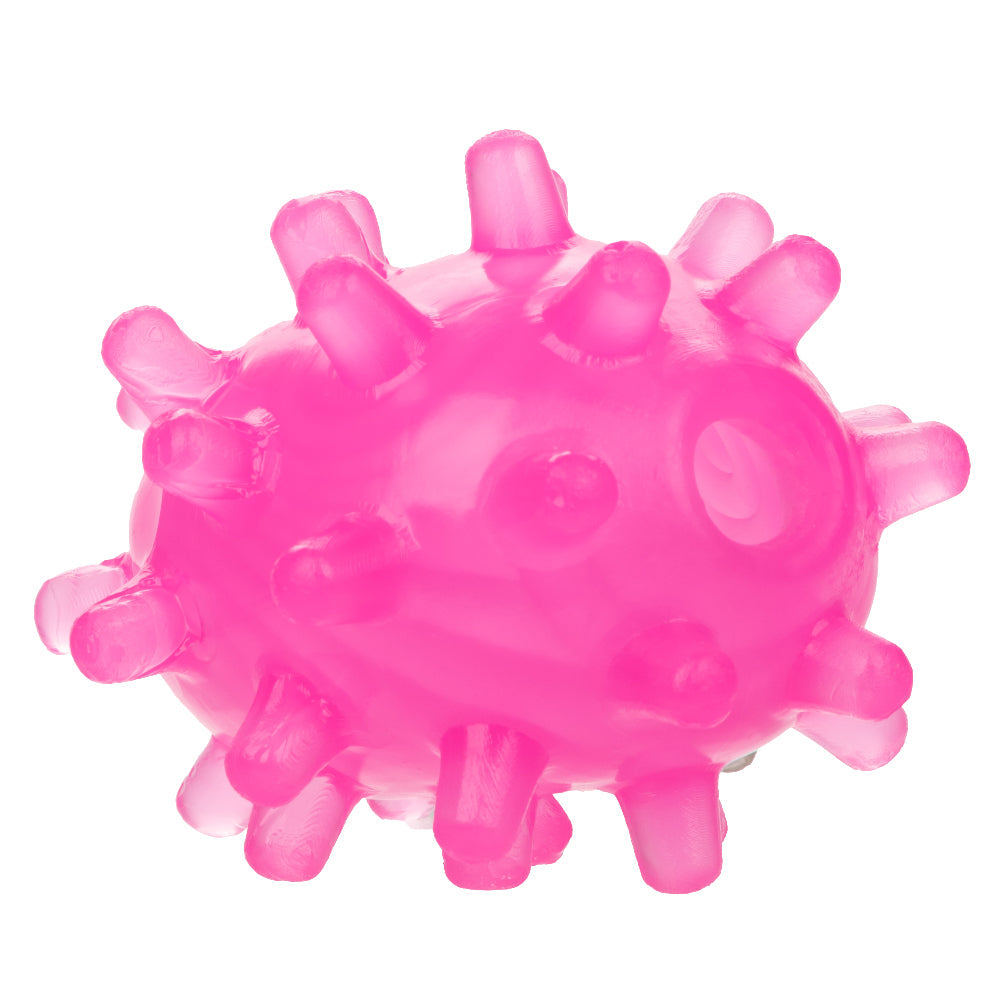 Pop Sock Textured Pink Soft Tight Stretchy Reversible Masturbator with Dual Sensations and Suction Closure