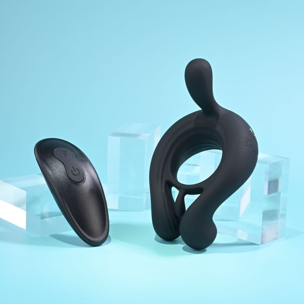 Playboy Pleasure Triple Play Vibrating Cock Ring