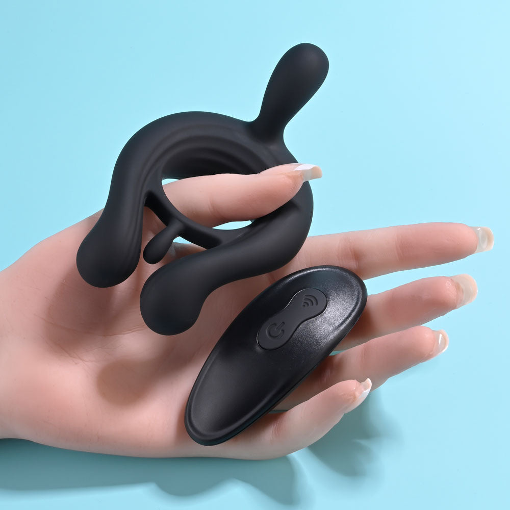 Playboy Pleasure Triple Play Vibrating Cock Ring