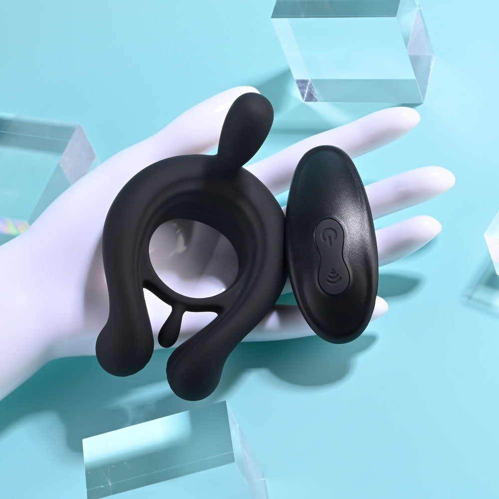 Playboy Pleasure Triple Play Vibrating Cock Ring