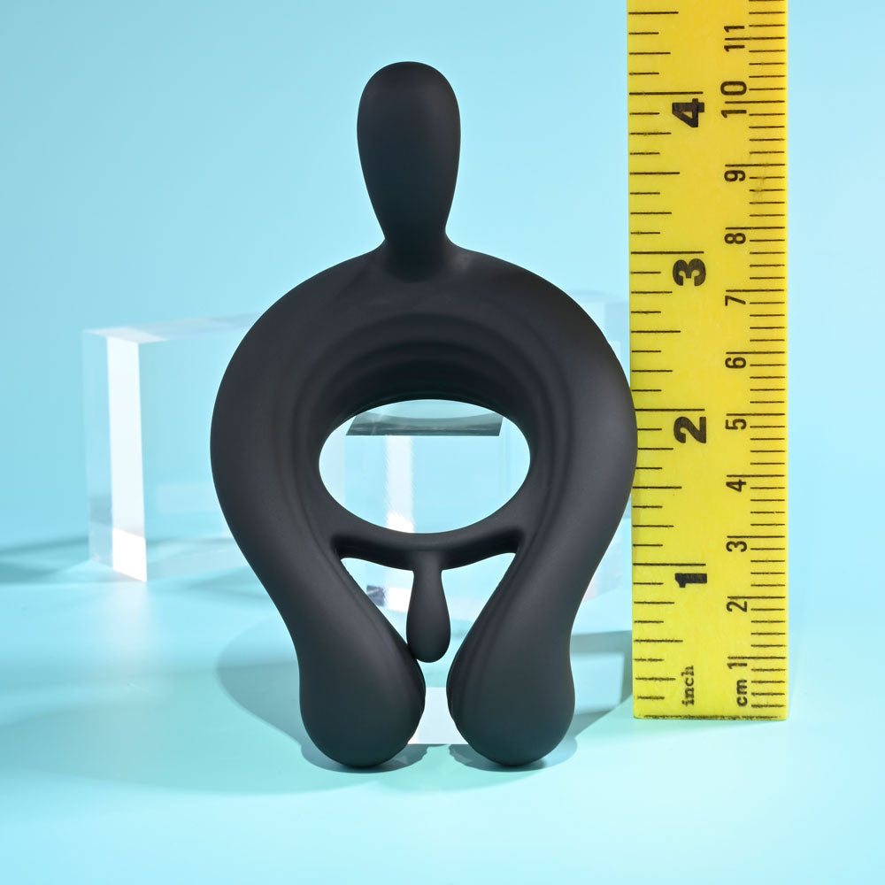 Playboy Pleasure Triple Play Vibrating Cock Ring