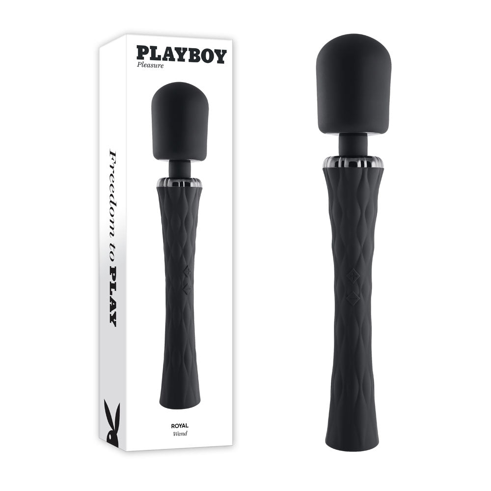 Playboy Pleasure ROYAL Velvet Silicone Wand Vibrator