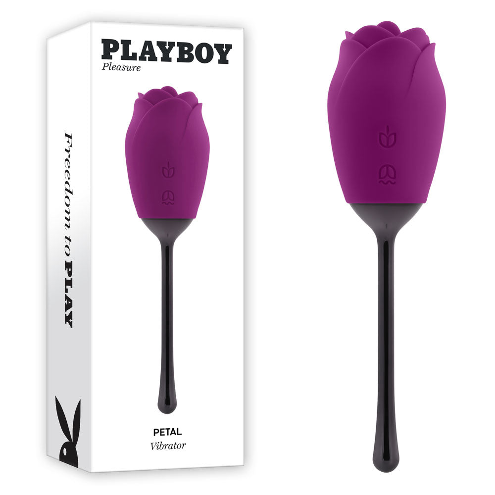 Playboy Pleasure PETAL Vibrator with Tongue-Flicking Head