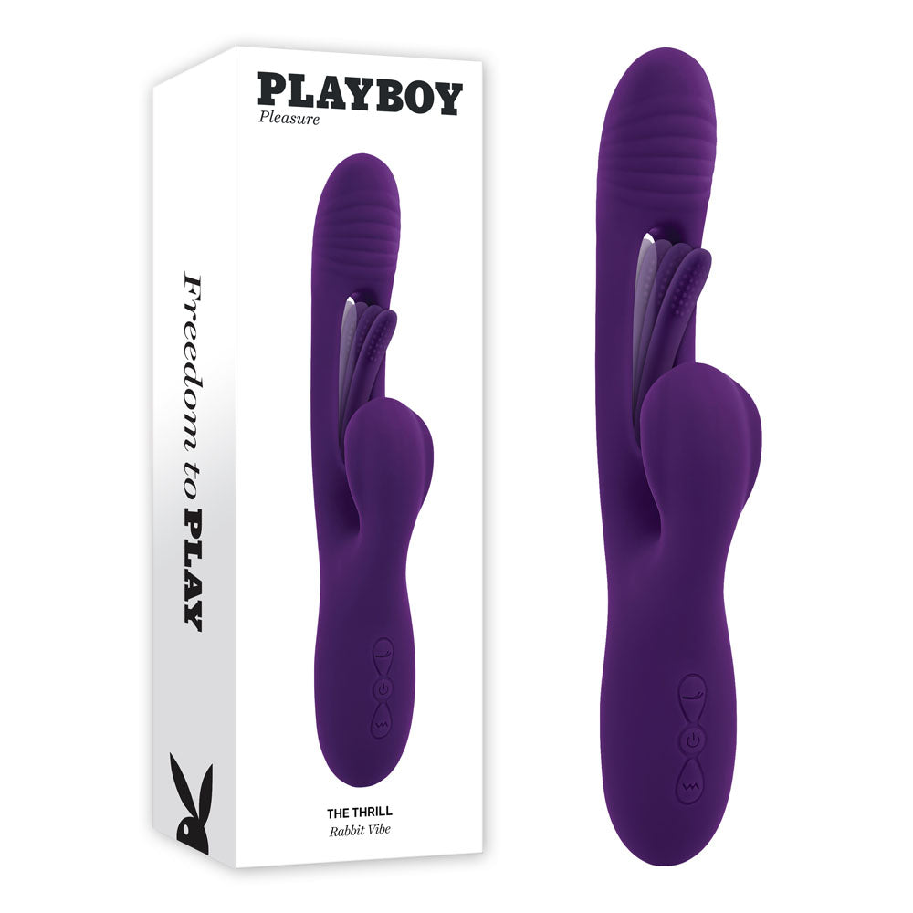 Playboy Pleasure THE THRILL Rabbit Vibrator with 7 Speeds