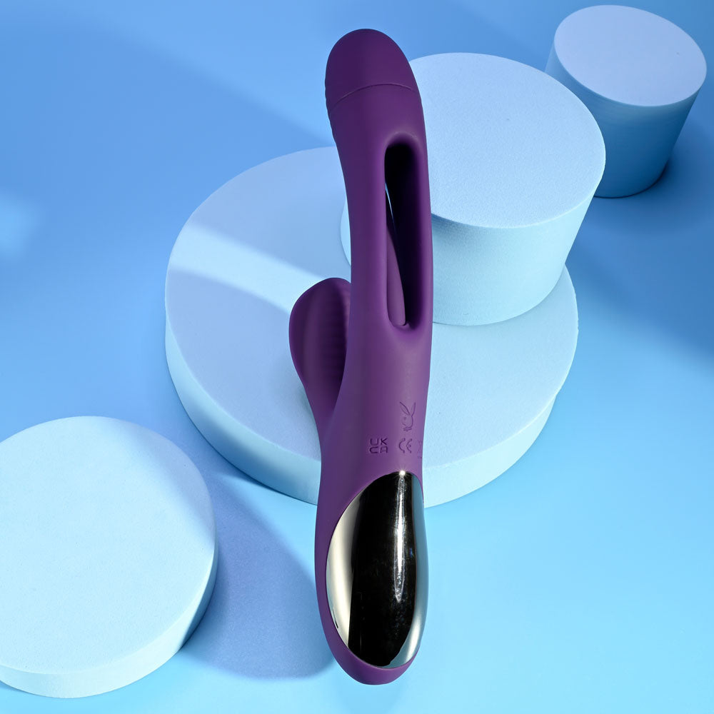 Playboy Pleasure THE THRILL Rabbit Vibrator with 7 Speeds