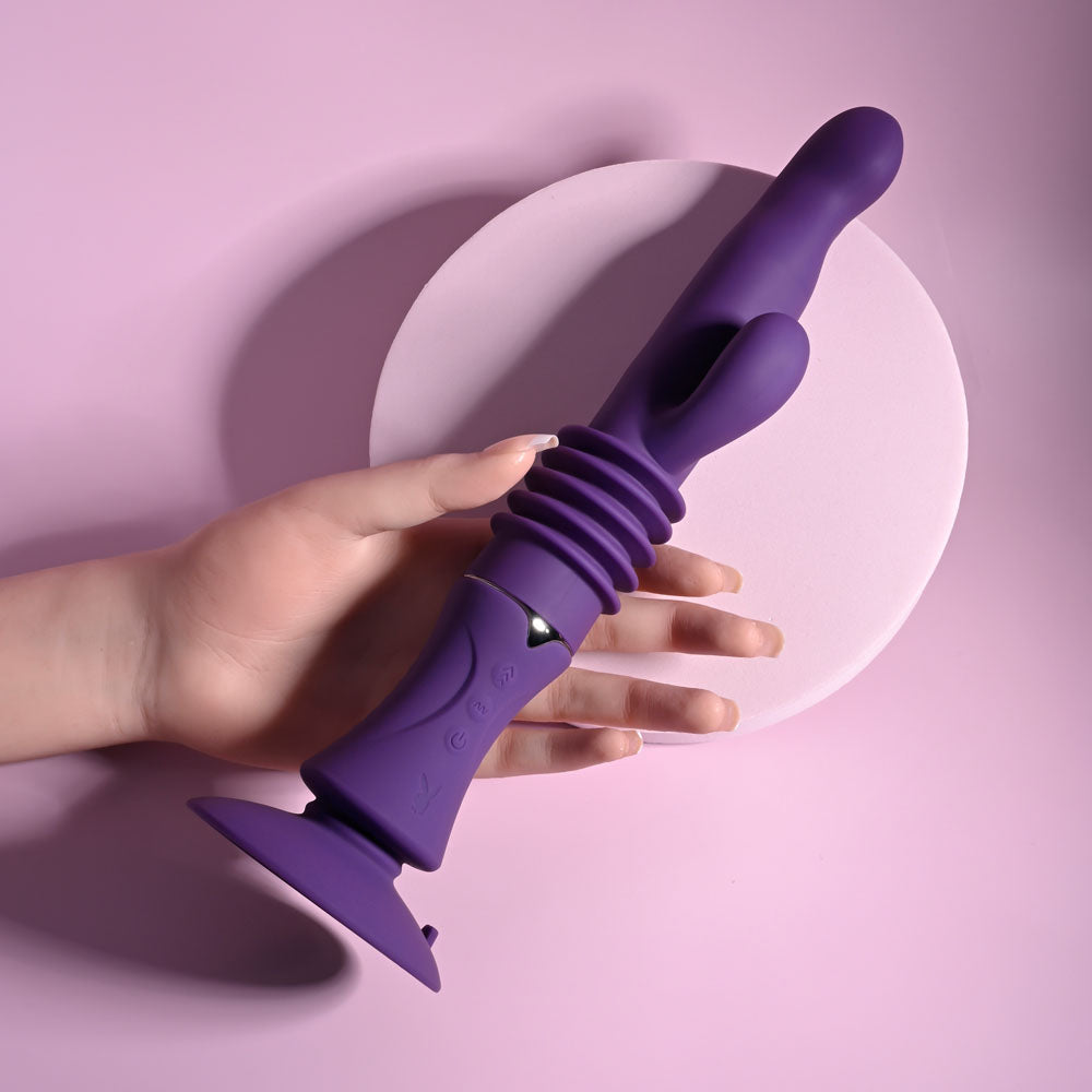 Playboy Pleasure Hoppy Ending – USB Rechargeable 29.2 cm Rabbit Vibrator