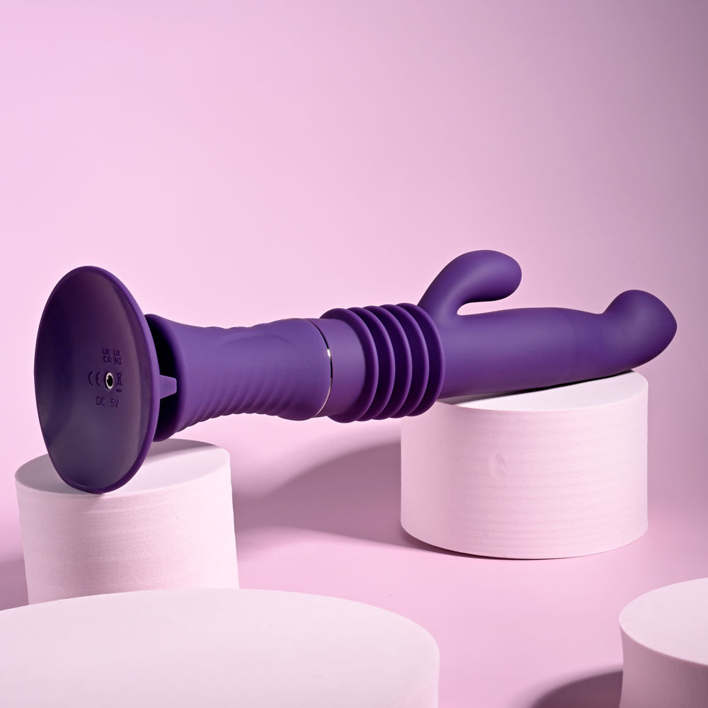 Playboy Pleasure Hoppy Ending – USB Rechargeable 29.2 cm Rabbit Vibrator