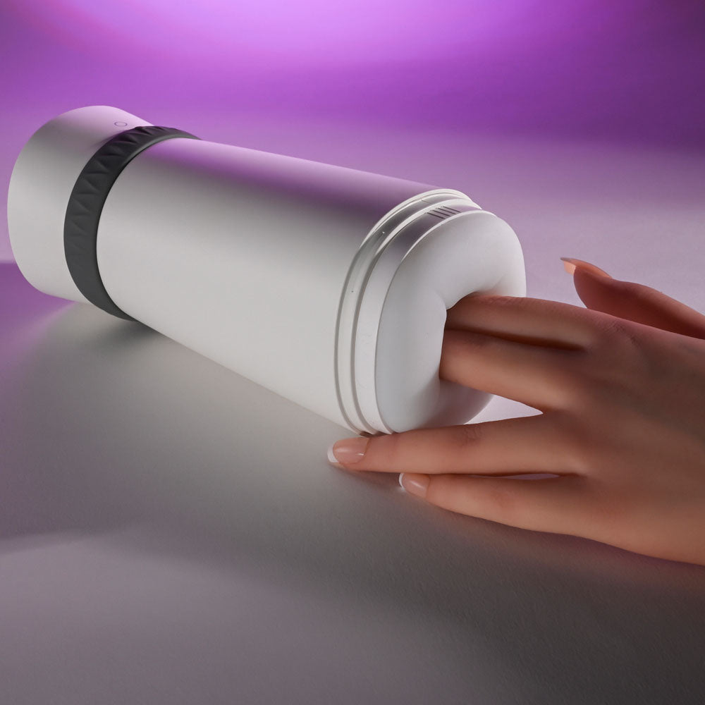 Playboy Pleasure Twist and Stroke Vibrating Stroker with Heating Function