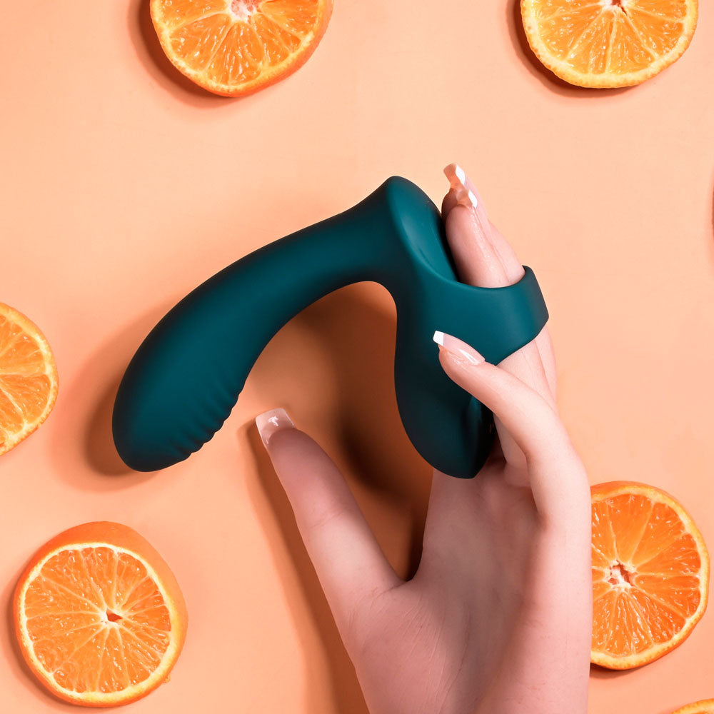 Playboy Pleasure Wrapped Around Your Finger Multi Play Finger Vibrator