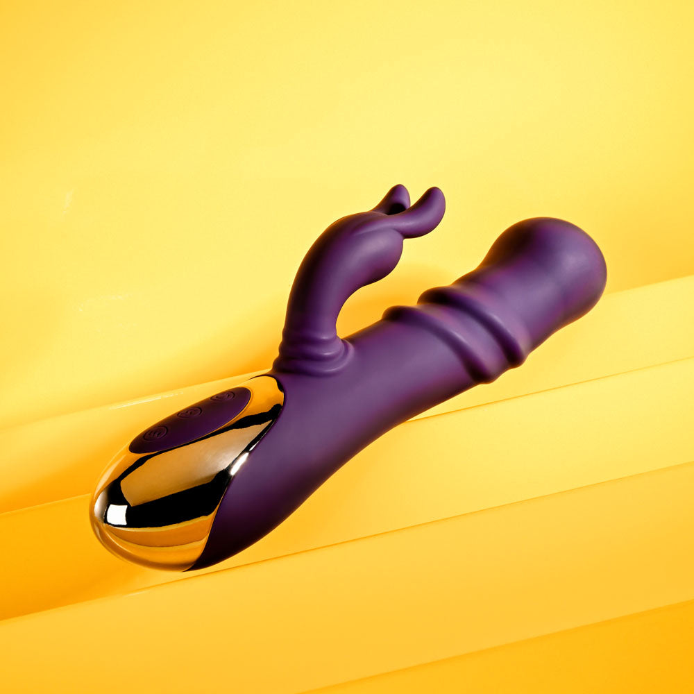 Playboy Pleasure Bunny Punch 24.4 cm Twirling Rabbit Vibrator