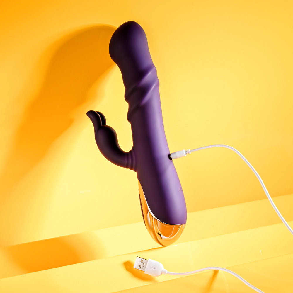 Playboy Pleasure Bunny Punch 24.4 cm Twirling Rabbit Vibrator